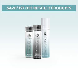 A group shot of Neora products featured in the Skincare Essentials Pack.